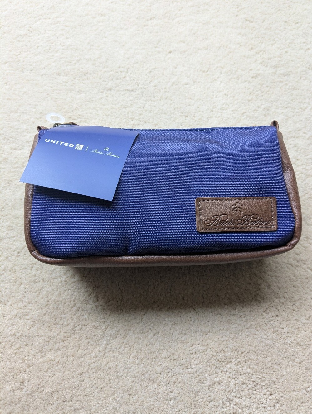 United x Brooks Brothers & Perricone MD Products Travel Bag Amenity Kit